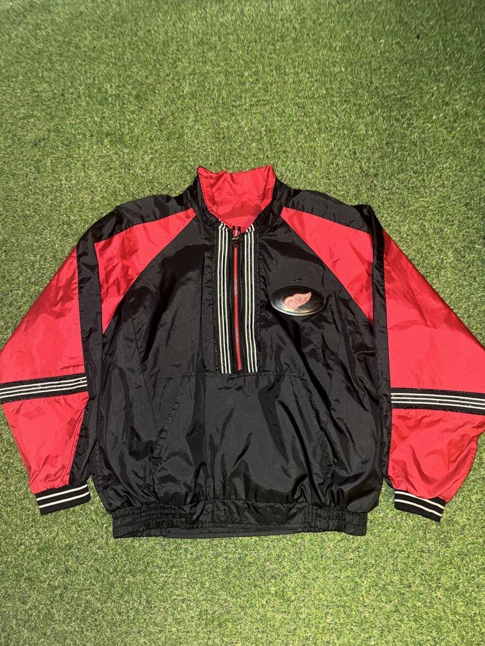 Vintage Detroit Red Wings Pro Player Reversible Jacket Size L NHL